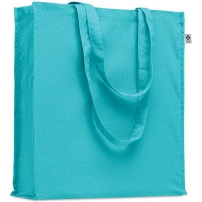 Nákupná taška z bio bavlny, modrá Turquoise