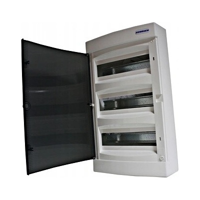 Rozvaděč nástěnný Schrack 3x18 IP40 400 V 63 A