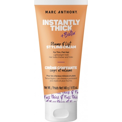 Marc Anthony Instantly Thick Bezoplachový stylingový krém pro posílení vlasů s biotinem 140 ml