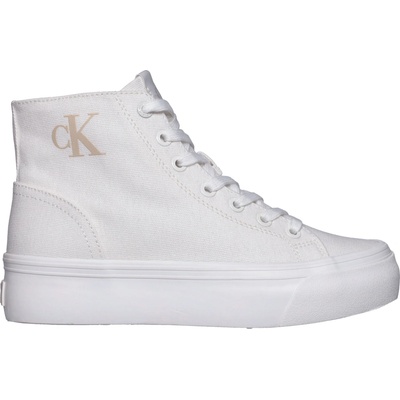 Calvin Klein dámske tenisky VULC FLATFORM MID CV MG biela
