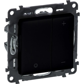 Legrand Димер бутонен R3-400W L3-400VA LED3-125VA цвят черен Valena Life - 756382A (756382A)