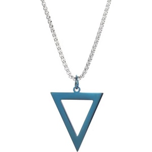HARAHU Колие Simple Triangle - Синя KP33476