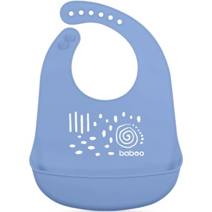 Baboo Silicone Bib лигавник Blue Haze, 4m+