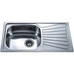 Inter Ceramic Кухненска мивка ick 7843 tampico - неръждаема алпака без отвор за смесител (ick 7843 tampico) Мивка за вграждане