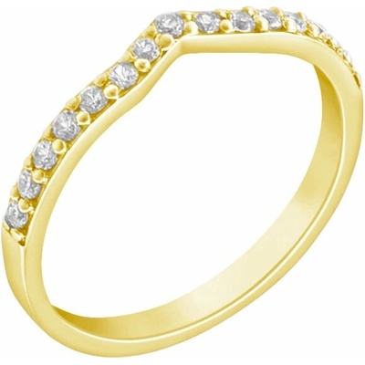 Eppi Vykrojený eternity prsten s moissanity Marveille R45513