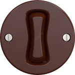 Kliklap - Ретро еднополюсен ключ без рамка №1, кафяв (KA0028)