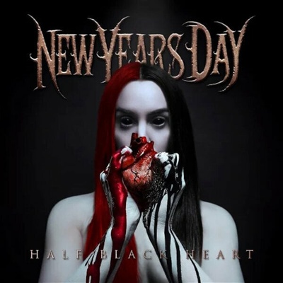 New Years Day - Half Black Heart (Deep Blood Red Coloured) (LP) (0196588679018)