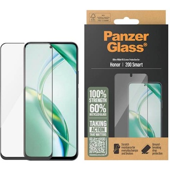 Image 1 of Panzer Стъклен протектор PanzerGlass за Honor 200 Smart, UWF, Черен