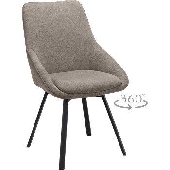 Carmen Трапезен стол wigan - бежов bf 5 (3532083_1)