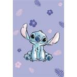 Jerry Fabrics Лилаво детско одеяло от микрофланела 100x150 cm Lilo and Stitch - Jerry Fabrics (23BL425)