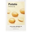 Missha Airy Fit Potato plátenná maska pre rozjasnenie pleti 19 g