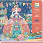 DJECO Комплект за рисуване с брокат Djeco Daydream (DJ09517) - baby