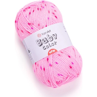 Yarn Art příze Baby Color 211 variace růžové