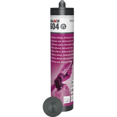 Akkit 604 Silikón matný 310 ml antracit