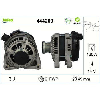 Alternátor VALEO 444209
