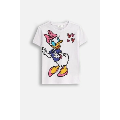 COCCODRILLO Tričko s krátkým rukávem bílý s potiskem Daisy licence MINNIE MOUSE
