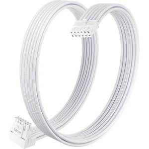 1stPlayer модулен кабел Custom Sleeved Modding Cable White - PCIe 5.0 12VHPWR M/M - FM2-B-WH (FM2-B-WH) - tehnik