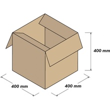 NAKUPIM.SK Kartónová krabica 3VVL klopová 400 x 400 x 400 mm