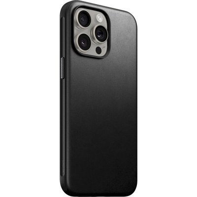 Nomad Modern Leather MagSafe iPhone 15 Pro Max černé – Zboží Živě