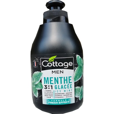 Cottage крем душ-гел за мъже , Menthe icy mint 3in1, 250мл