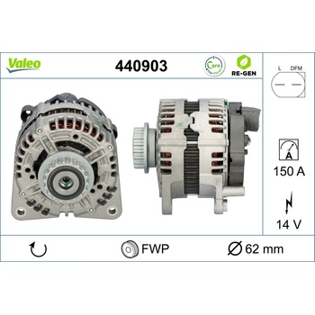 VALEO Alternátor 440903