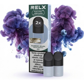 RELX Náhradní Pod Blueberry Splash borůvka 2 ks od 189 Kč