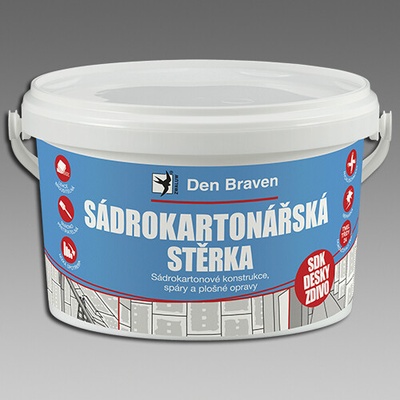 Den Braven Sadrokartonárska stierka Farba: biela, Balenie: 5 kg, Typ obalu: vedro