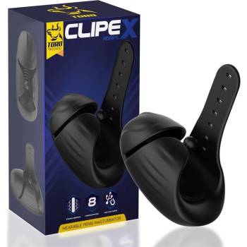 Image 1 of Toro Clipex Adjustable Male Masturbator with Clip System Black