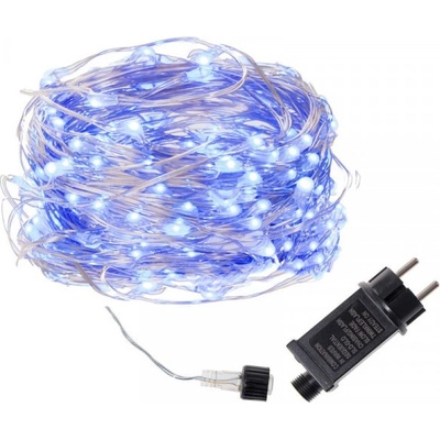SPRINGOS LED reťaz Nano 23 m 200 LED IP44 8 svetelných módov modrá
