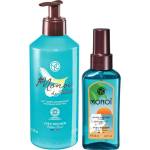 Yves Rocher Monoi Комплект - Мляко за тяло и Мист за тяло и коса, 390 + 125 ml - ozone