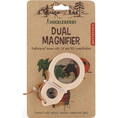 Kikkerland Детска играчка Kikkerland Huckleberry - Лупа с две увеличителни стъкла (HB04-F)