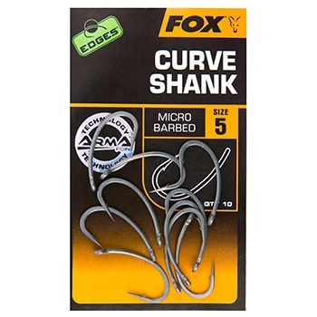 Fox Edges Curve Shank Hooks vel.4 10 ks
