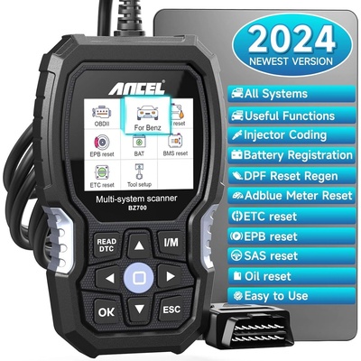 ANCEL BZ700 Automotive OBD2 Code Reader(Specially designed for Mercedes/BENZ Vehicles) (BZ700)