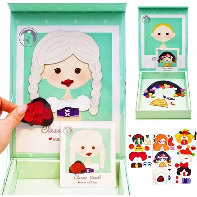 CLASSIC WORLD Woopie Magnetické Fashion Pictures Girls 44 el.