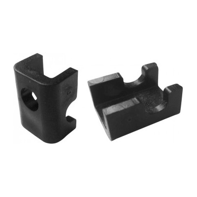 Příchytka plotového panelu 3D, univerzální, PVC, černá
