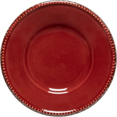 Costa Nova Round bread plate 17 LUZIA, červená Crimson