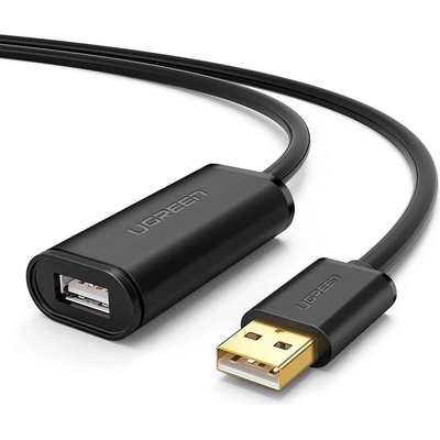 Ugreen US121 USB 2.0 predlžovací, 10m, černý