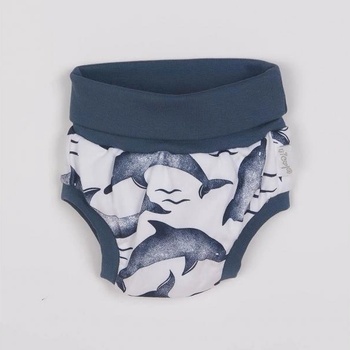 Nicol bavlnené kraťasy bloomers Dolphin Modrá