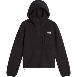 The North Face Дамски поларен пуловер The North Face Women's Yumiori 1/4 Zip Hood Novelty Fleece jumper - TNF Black - размер XS (105-8022-0111)