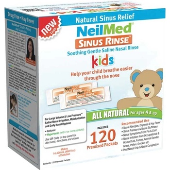 NeilMed Proplach nosu Sinus Rinse Kids Izotonický 120 náhradních sáčků