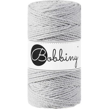 Bobbiny 3PLY Macramé Rope 3 mm 100 m Light Grey юта (TS-E011)