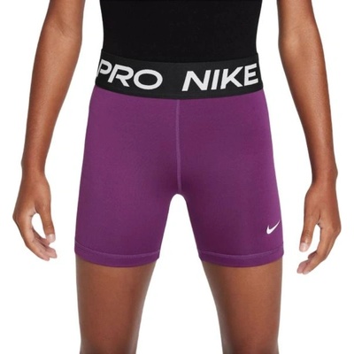 Nike Шорти за момичета Nike Girls Pro 3in Shorts - viotech/black/white