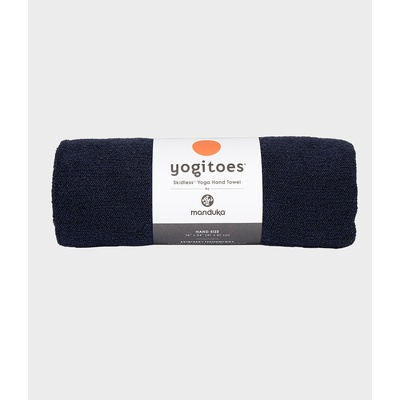 Manduka yogitoes Hand Towel malý joga uterák na ruky Midnight tmavomodrá 61 x 41 cm