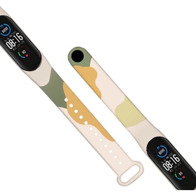 HQWear Резервна силиконова каишка Strap Moro Camo за Xiaomi Mi Band 4/Mi Band 3, Камуфлаж-10 (KXG0022210)