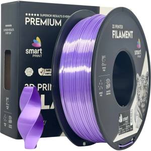 Smart Print FG-S93-E1, 3D филамент, PLA Silk, 1, 75mm, 1000g, Лилав (Purple) (FG-S93-E1)