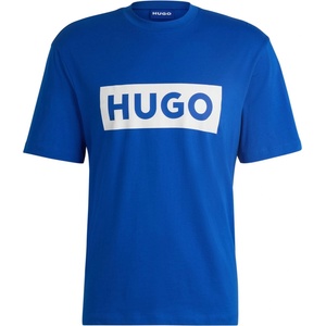 Hugo Тениска Hugo Unisex HUGO Iconic Logo Short Sleeve T-Shirt - Blue 493