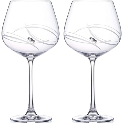 Diamante pohár na gin Atlantis s kryštálmi Swarovski 2 x 640 ml