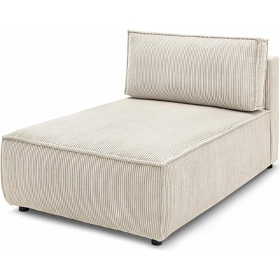 Bobochic Paris Nihad modular modul pohovky béžová/bílá 100 cm, 88 cm, 148 cm