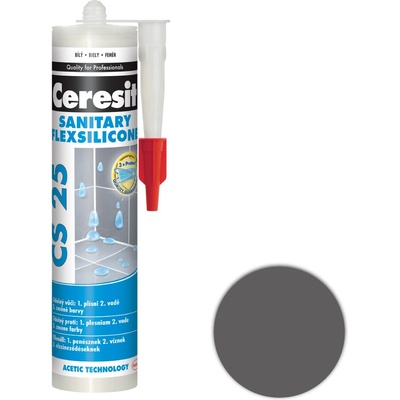 Ceresit CS 25 Sanitárny Silikón 280 g graphite
