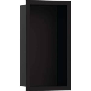 Hansgrohe XtraStoris Individual - Ниша за вграждане в стена с дизайнерска рамка, 30x15x10 см, матово черно 56095670 (56095670)